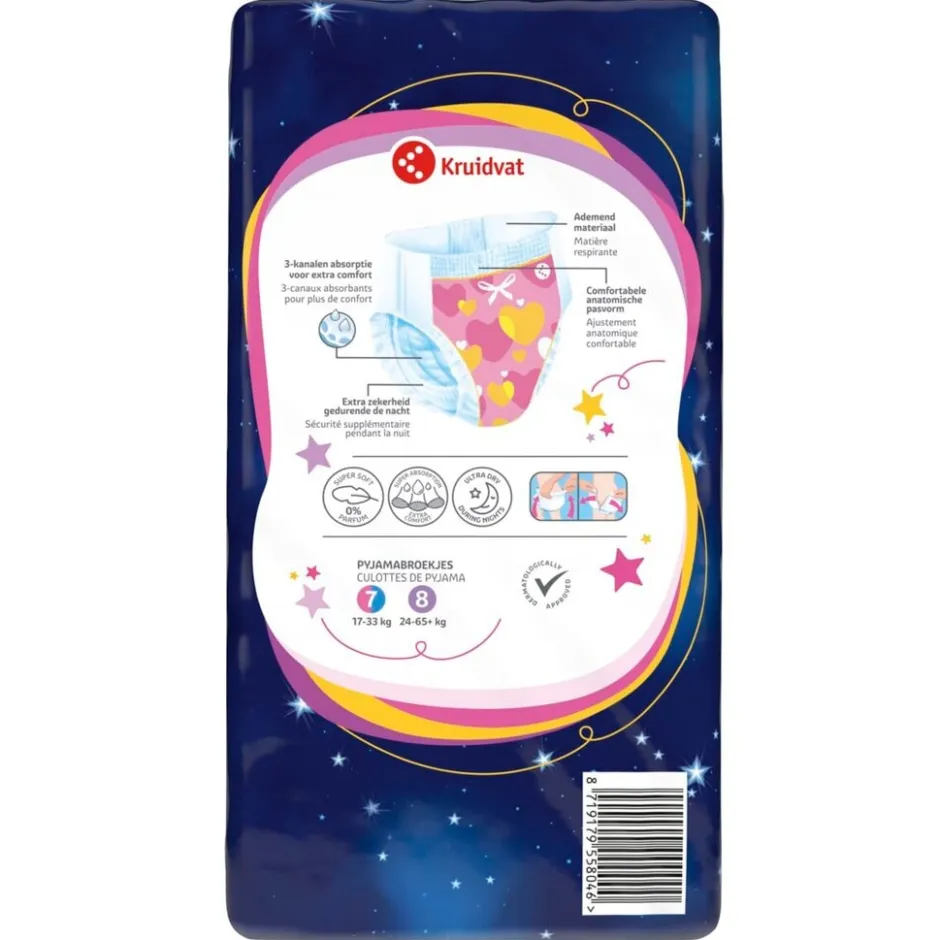 Kruidvat Girlz Medium Pyjamabroekjes< Pyjamabroekjes