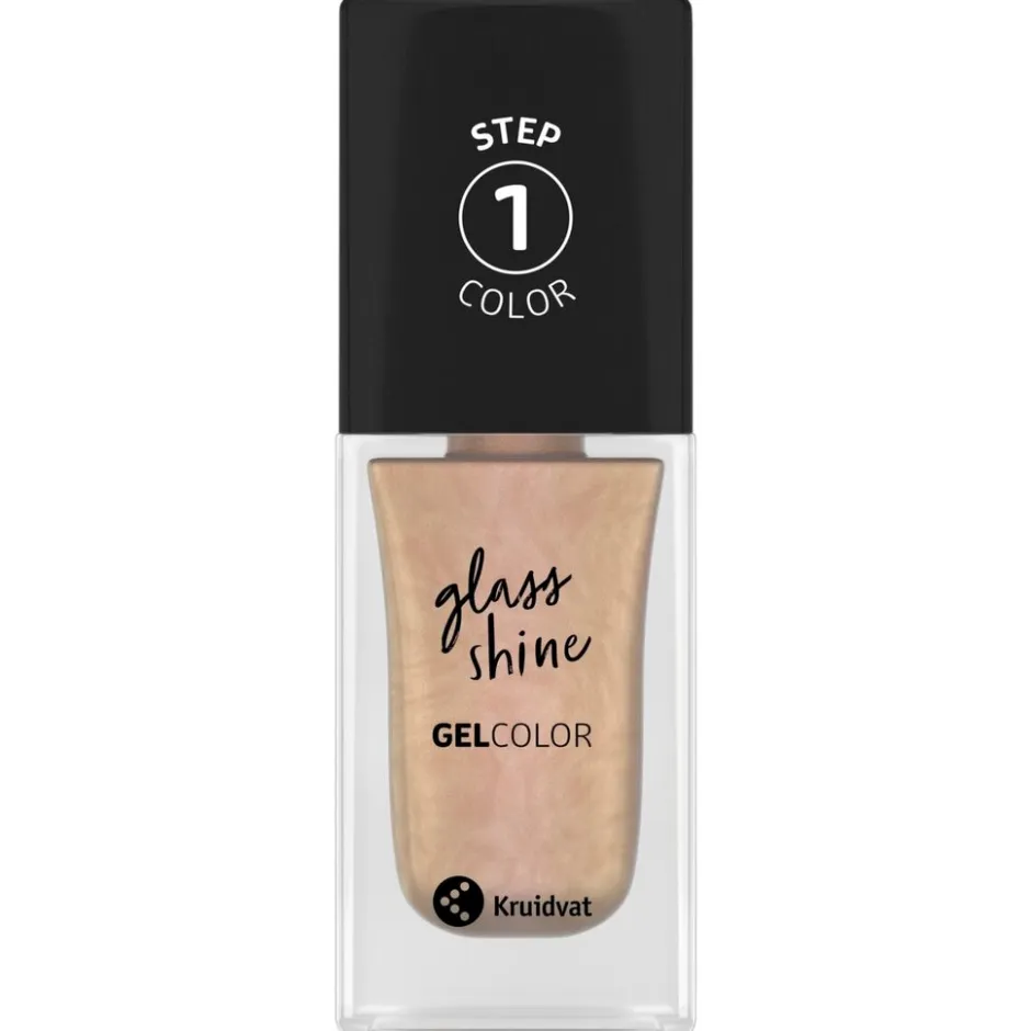 Kruidvat Glass Shine 010 Golden Veil Longlasting Gel Color Nagellak< Nagellak