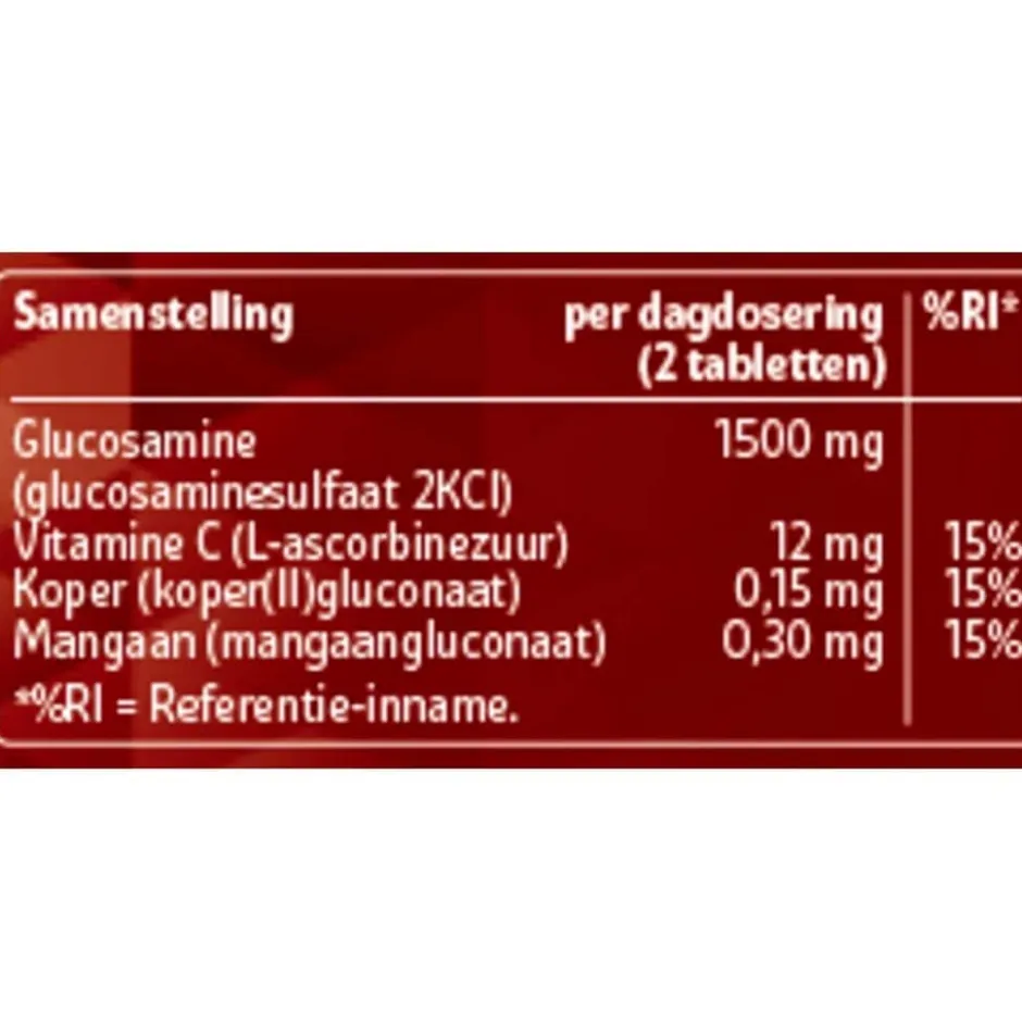 Kruidvat Glucosamine Puur Tabletten< Glucosamine