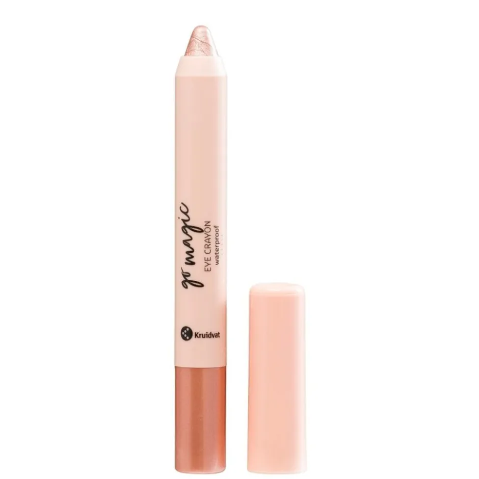 Kruidvat Go Magic 010 Pink Champagne 3-in-1 Waterproof Eye Crayon< Oogpotlood
