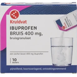 Kruidvat Ibuprofen 400 mg Bruisgranulaat< Pijn