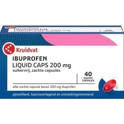 Kruidvat Ibuprofen Liquid Caps 200 mg Capsules< Pijn