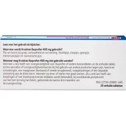 Ibuprofen 400mg Omhulde Tabletten|Kruidvat
