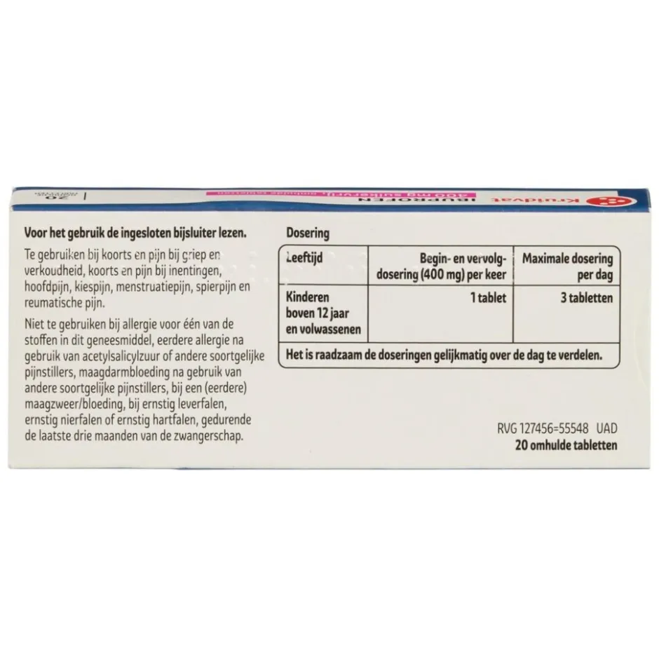 Ibuprofen 400mg Tabletten|Kruidvat