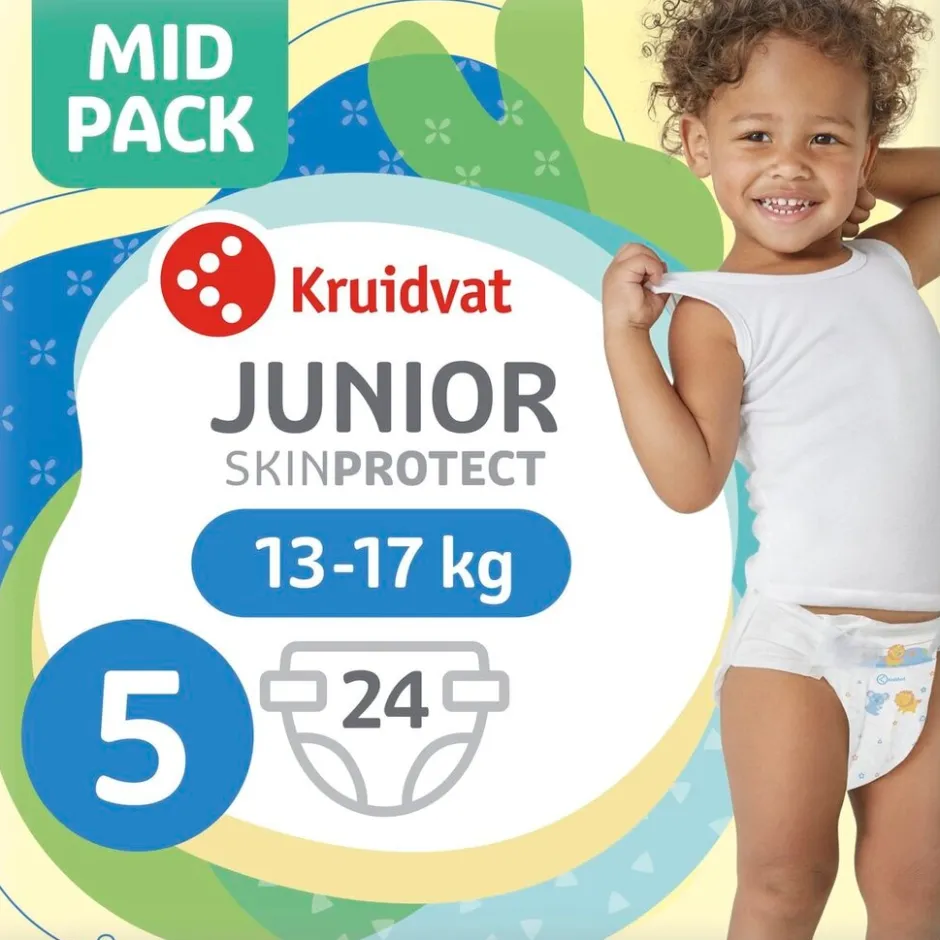 Junior Maat 5 Luiers Midpack|Kruidvat New