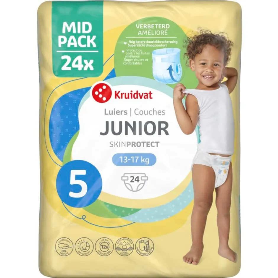 Junior Maat 5 Luiers Midpack|Kruidvat New