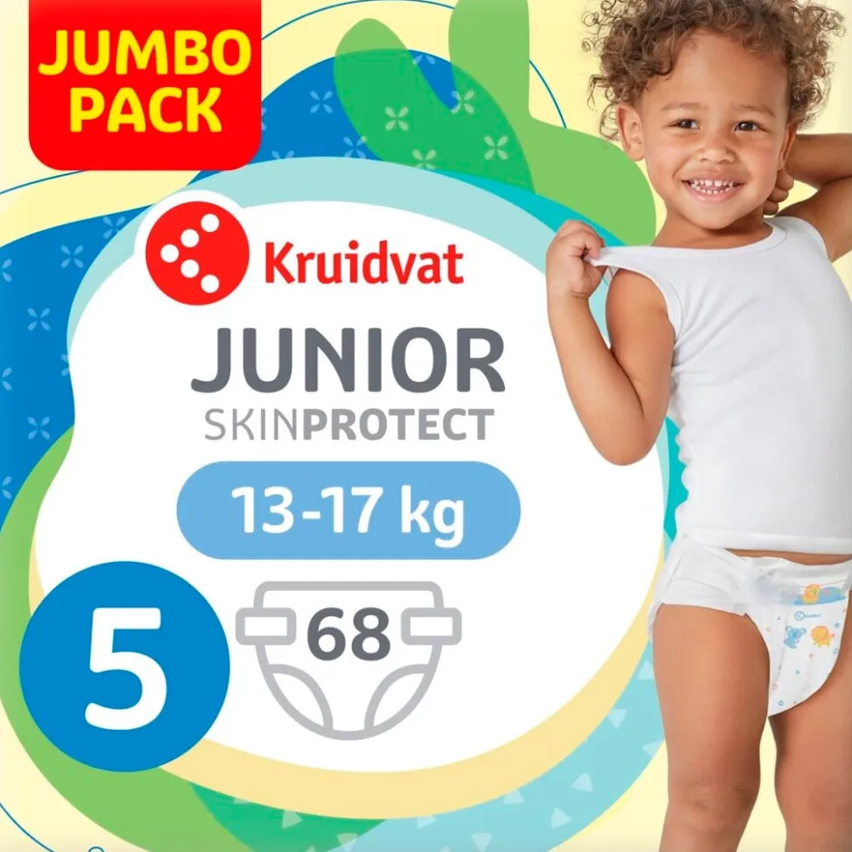 Kruidvat Junior Maat 5 Luiers Jumbopack< Luiers Maat 5