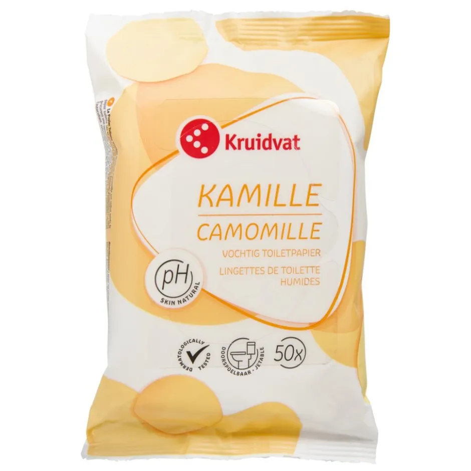 Kamille Vochtig Toiletpapier|Kruidvat New