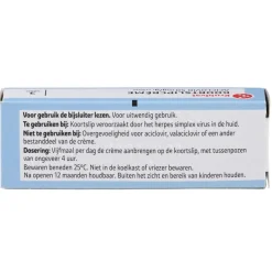 Kruidvat Koortslipcrème Aciclovir 50 mg/g< Oor En Mond