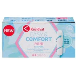 Easy & Comfort Mini Tampons|Kruidvat Discount