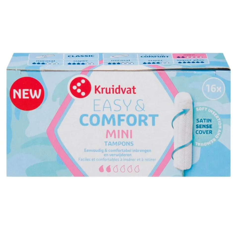 Easy & Comfort Mini Tampons|Kruidvat Discount