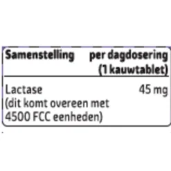 Kruidvat Lactolerantie On The Go Kauwtabletten< Spijsvertering