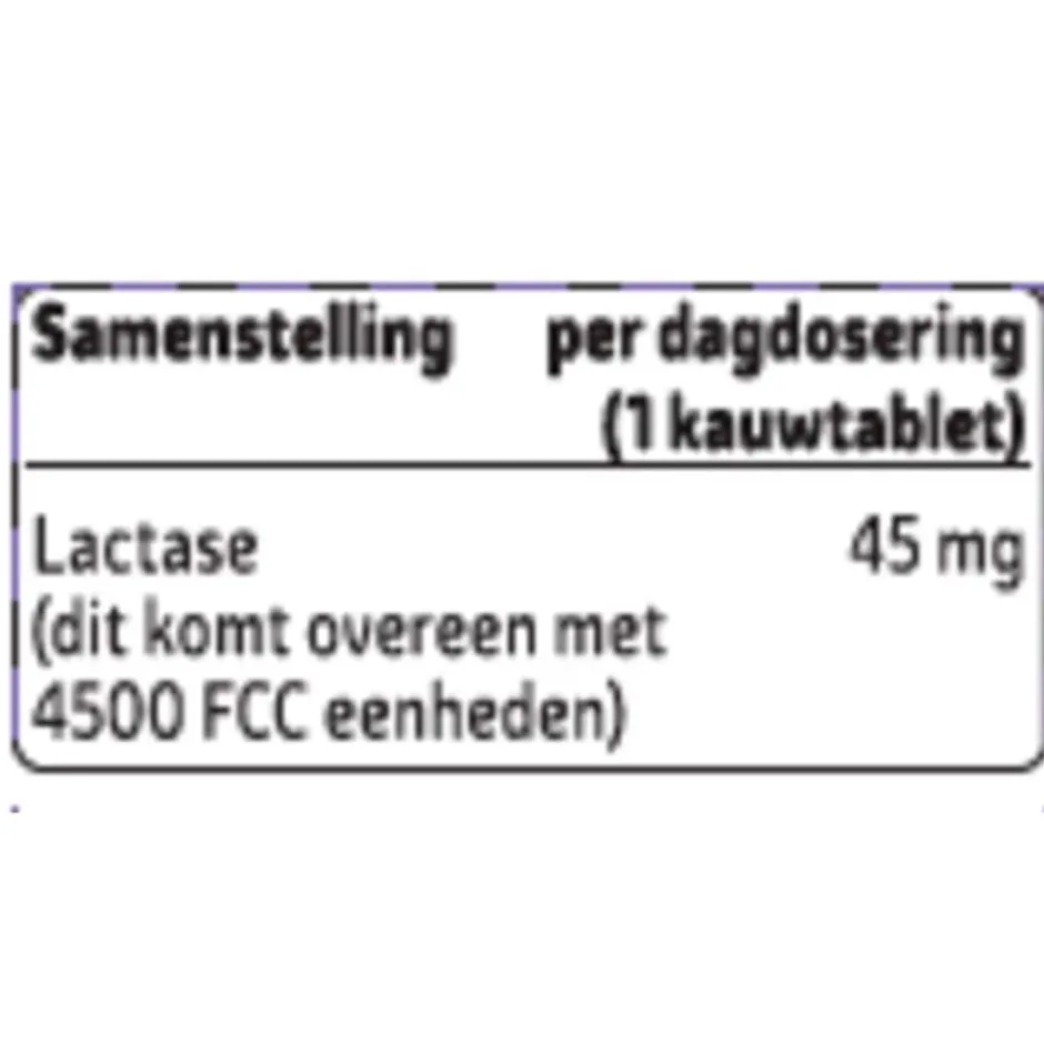 Kruidvat Lactolerantie On The Go Kauwtabletten< Spijsvertering