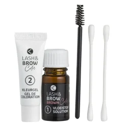 Kruidvat Lash & Brow Color Brown Wimper- en Wenkbrauwverf< Wenkbrauw Make-Up