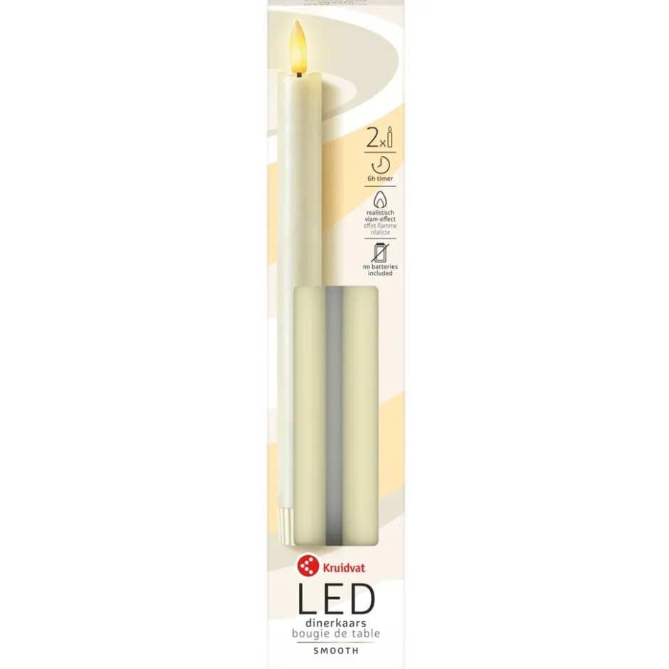 Kruidvat Led-dinerkaarsen< Woonaccessoires