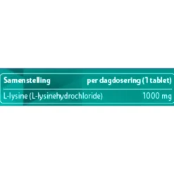 L-Lysine 1000mg Tabletten|Kruidvat Discount
