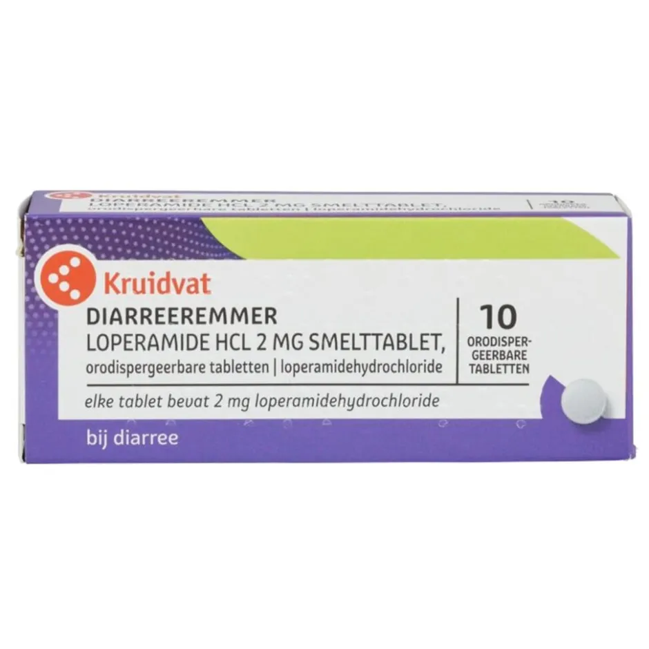 Loperamide HCl Diarreeremmer 2mg Smelttabletten|Kruidvat Outlet