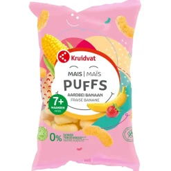 7+M Bio Aardbei en Banaan Maïspuffs|Kruidvat Best