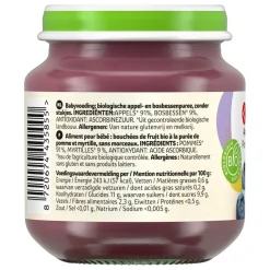 4+M Bio Appel & Bosbes Fruithapje|Kruidvat Best