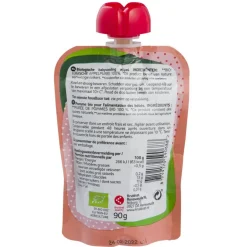 Kruidvat 6+M Bio Appel Knijpzakje< Fruithapjes