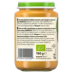 Kruidvat 8+M Bio Groenten, Zoete Aardappel & Rund Maaltijd< Babymaaltijden