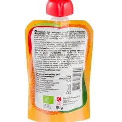 Kruidvat 6+M Bio Mango-Perzik met Appel Knijpzakje< Fruithapjes