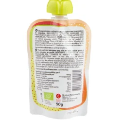 Kruidvat 6+M Bio Yoghurt Abrikoos Peer Haver Knijpfruit< Fruithapjes