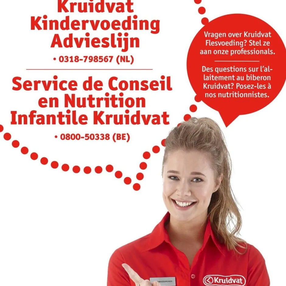 Kruidvat 0-6+M Zuigelingenvoeding op Basis van Geitenmelk< Zuigelingenmelk