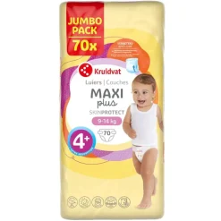 Kruidvat Maxi+ Maat 4+ Luiers Jumbopack< Luiers Maat 4