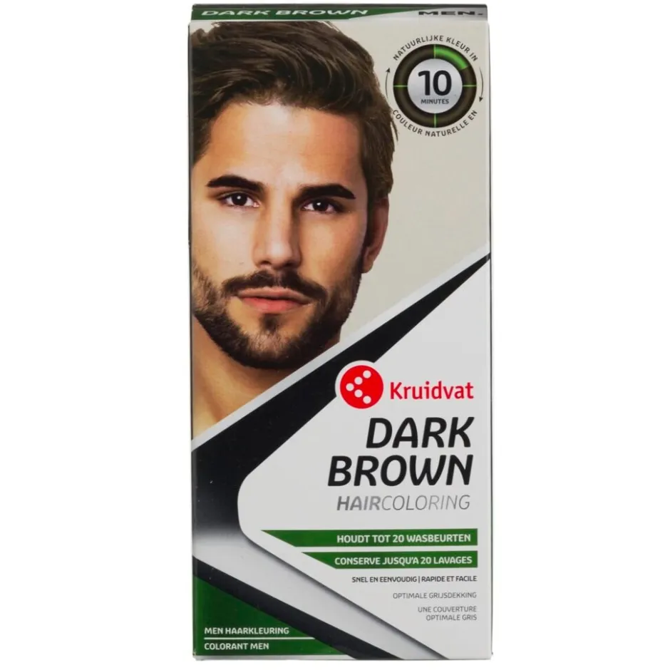 Men Dark Brown Haarkleuring|Kruidvat Hot