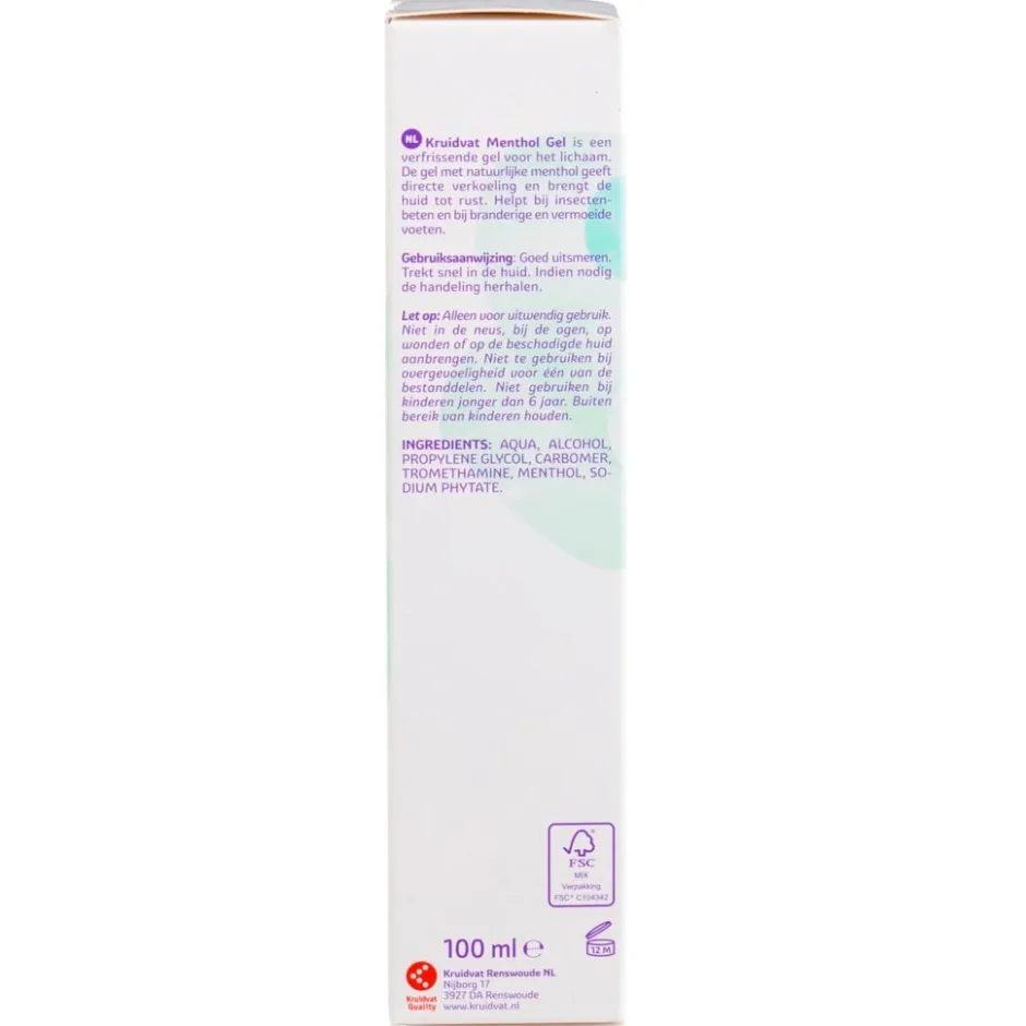 Kruidvat Menthol Gel< Speciale Huidverzorging