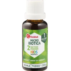 Kruidvat Micro Biotica 2 Bacterie Stammen Kids Druppels< Baby En Kind Gezondheid|Bacteriestammen