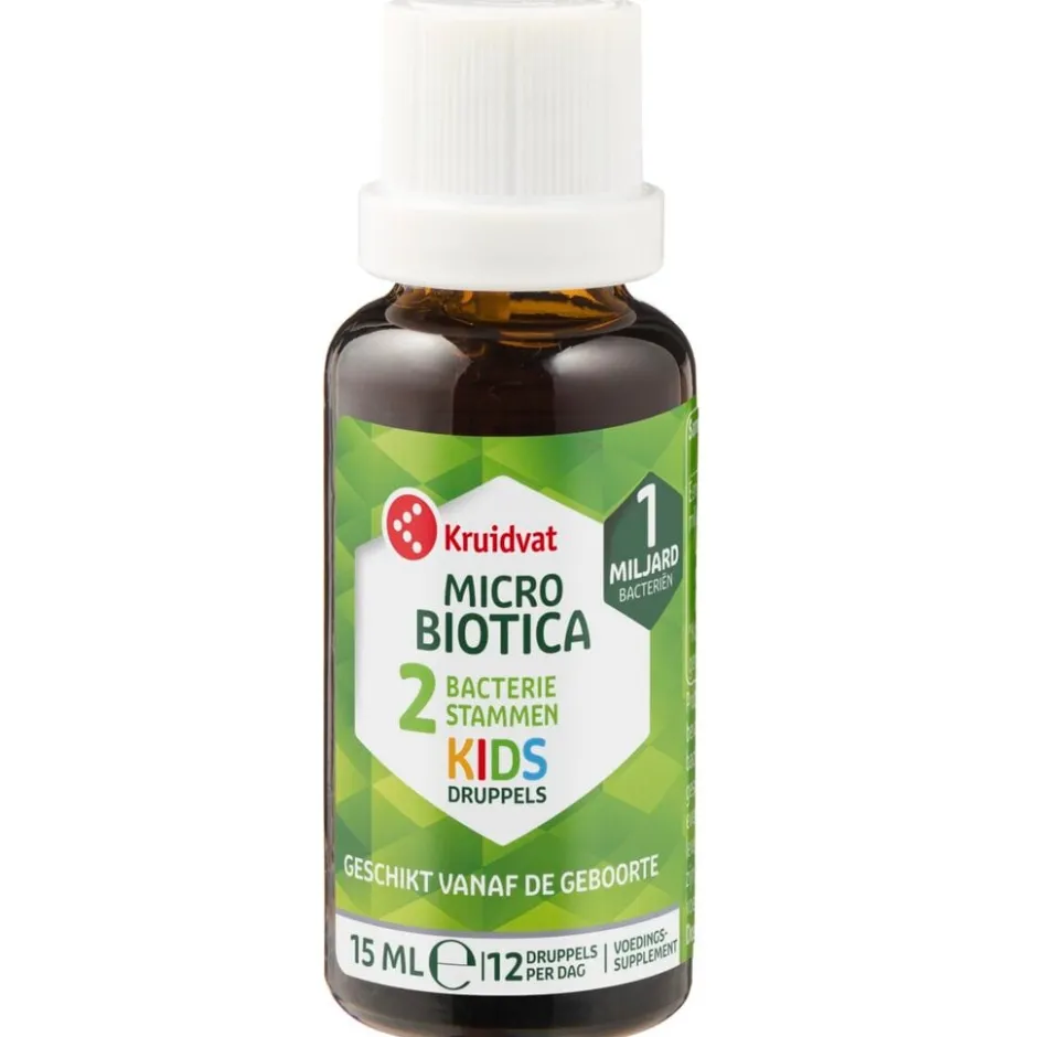 Kruidvat Micro Biotica 2 Bacterie Stammen Kids Druppels< Baby En Kind Gezondheid|Bacteriestammen