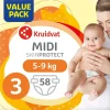 Kruidvat Midi Maat 3 Luiers Valuepack< Luiers Maat 3