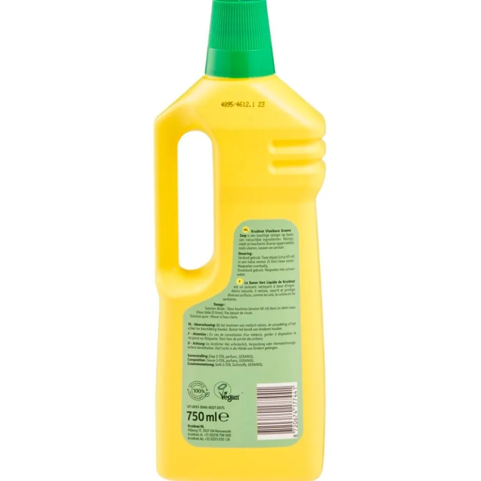 Kruidvat Mild & Clean Vloeibare Groene Zeep< Schoonmaakmiddelen