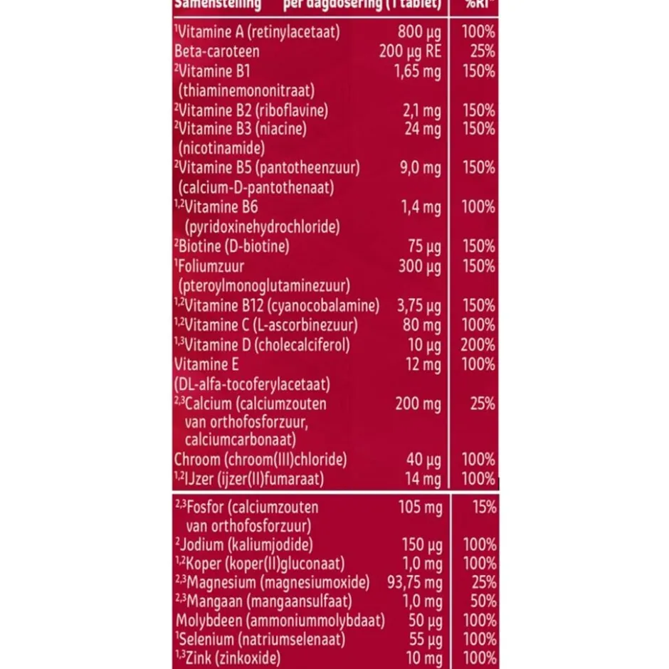 Multi A-Z 50+ Vitaal Tabletten|Kruidvat Sale