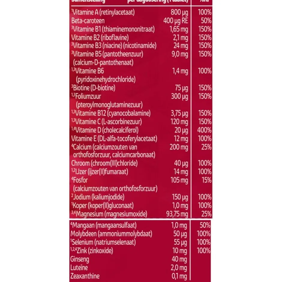 Multi A-Z 65+ Vitaal Tabletten|Kruidvat Sale