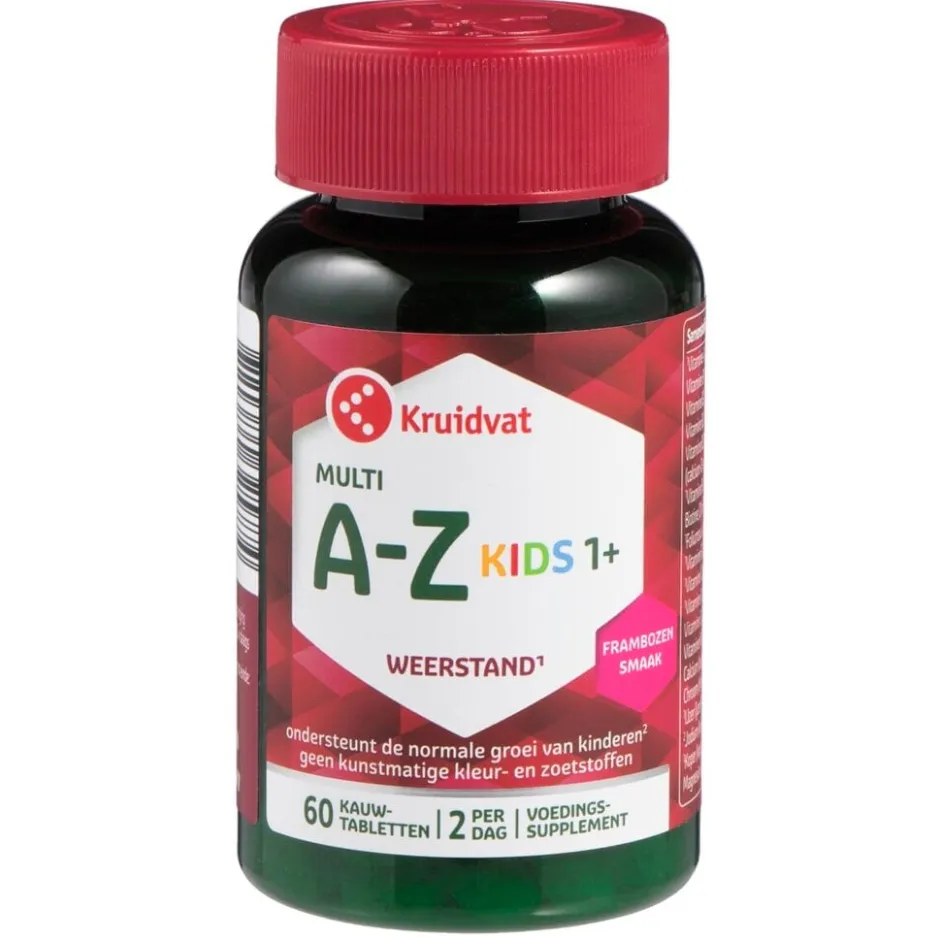 Multi A-Z Framboos Tabletten voor Kinderen|Kruidvat Online