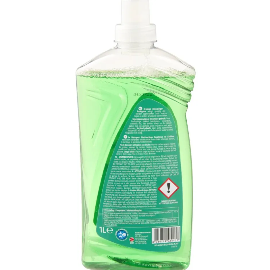 Kruidvat Multi Cleaner Eucalyptus Allesreiniger< Schoonmaakmiddelen
