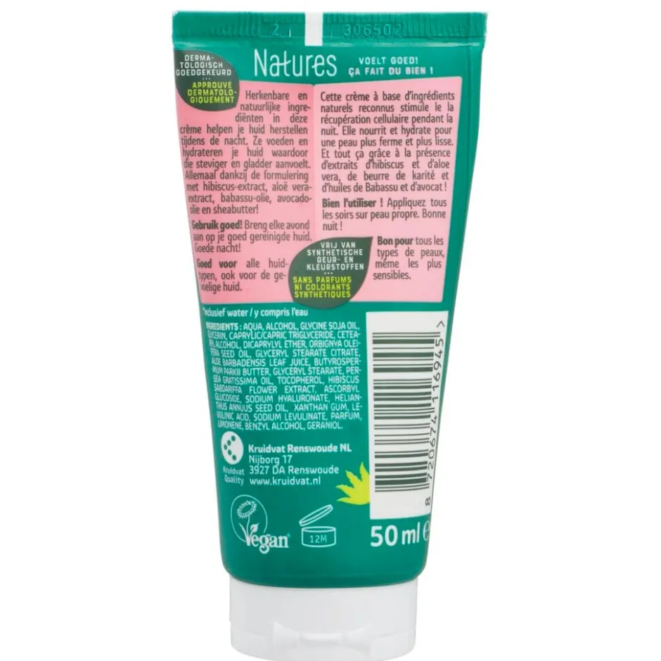Kruidvat Natures Recovering Night Cream< Nachtcreme