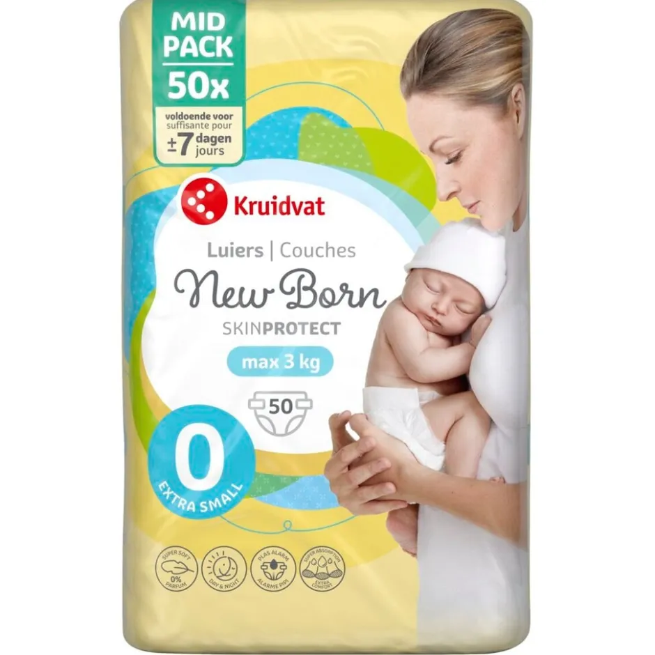 NewBorn Extra Small Maat 0 Luiers Midpack|Kruidvat Best