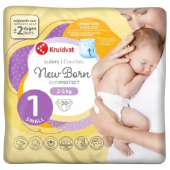 Kruidvat NewBorn Small Maat 1 Luiers Smallpack< Luiers Maat 1