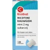 Nicotine Mint 2mg Suikervrij Kauwgom|Kruidvat Best