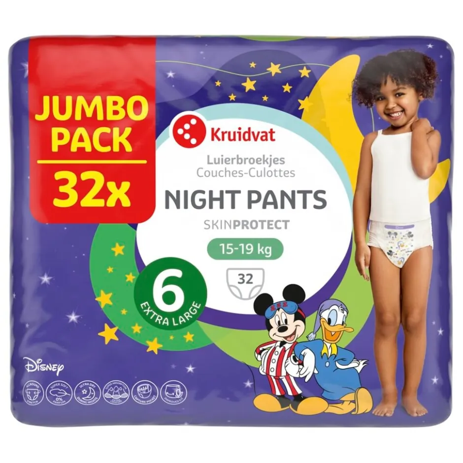 Night Pants Maat 6XL Luiers Jumbopack|Kruidvat
