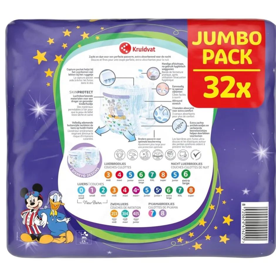 Night Pants Maat 6XL Luiers Jumbopack|Kruidvat