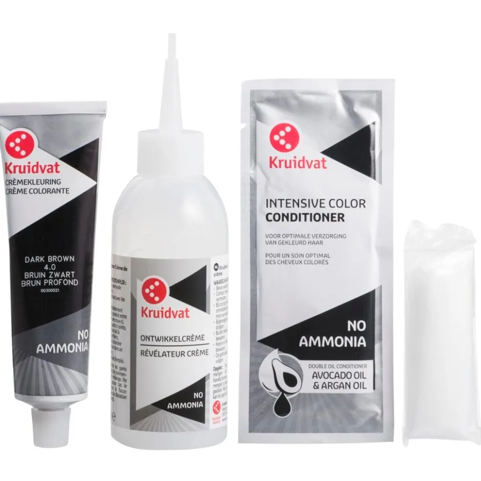 No Ammonia 4.0 Bruin Zwart Crème Haarkleuring|Kruidvat Discount