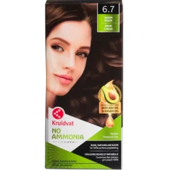 No Ammonia 6.7 Warm Bruin Crème Haarkleuring|Kruidvat New
