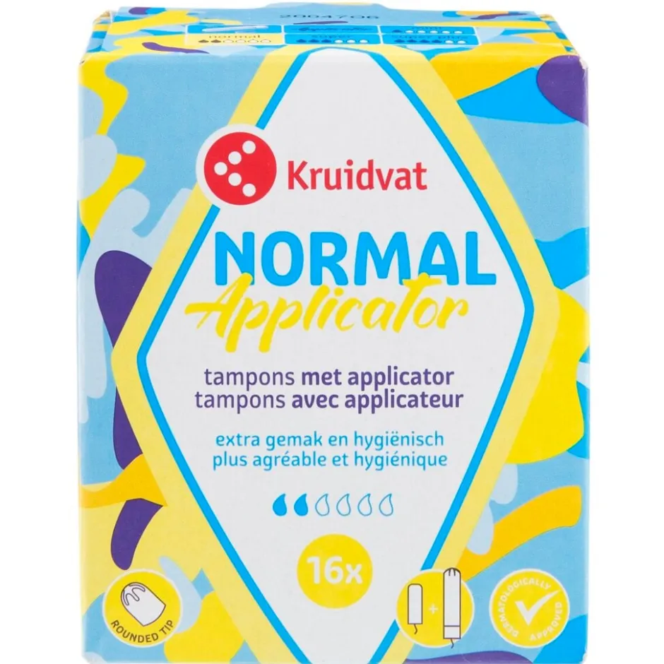 Kruidvat Normal Tampons met Applicator< Tampons