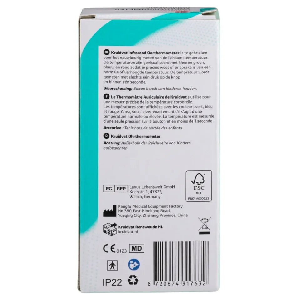 Kruidvat Oorthermometer< Thermometers