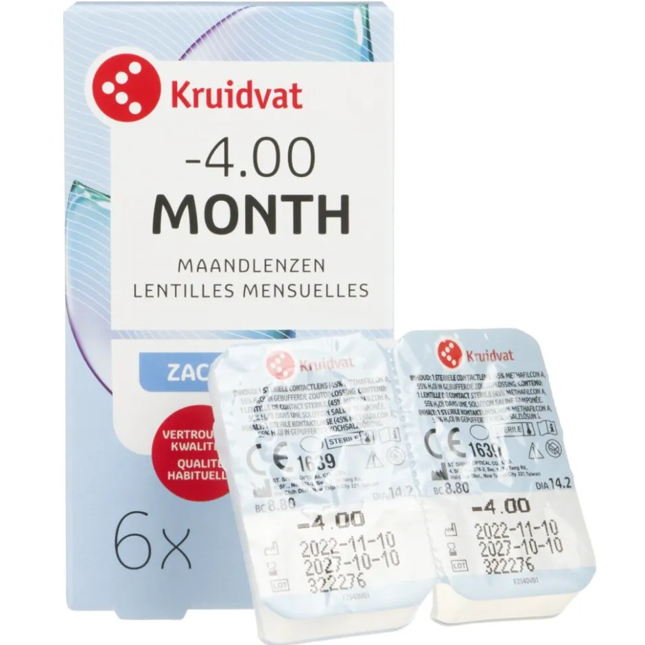 Opticare -4.00 Zachte Maandlenzen|Kruidvat Best